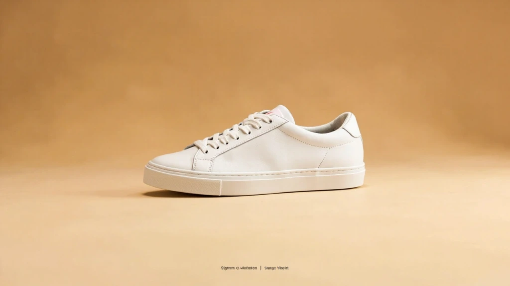Editorial medium-format still life of a single sneaker on a neutral backdrop.