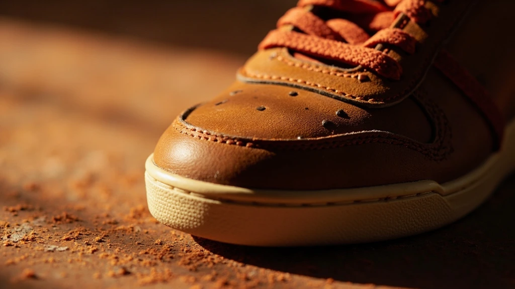 Medium-format close-up of a stitched leather toecap, captured on Phase One digital back